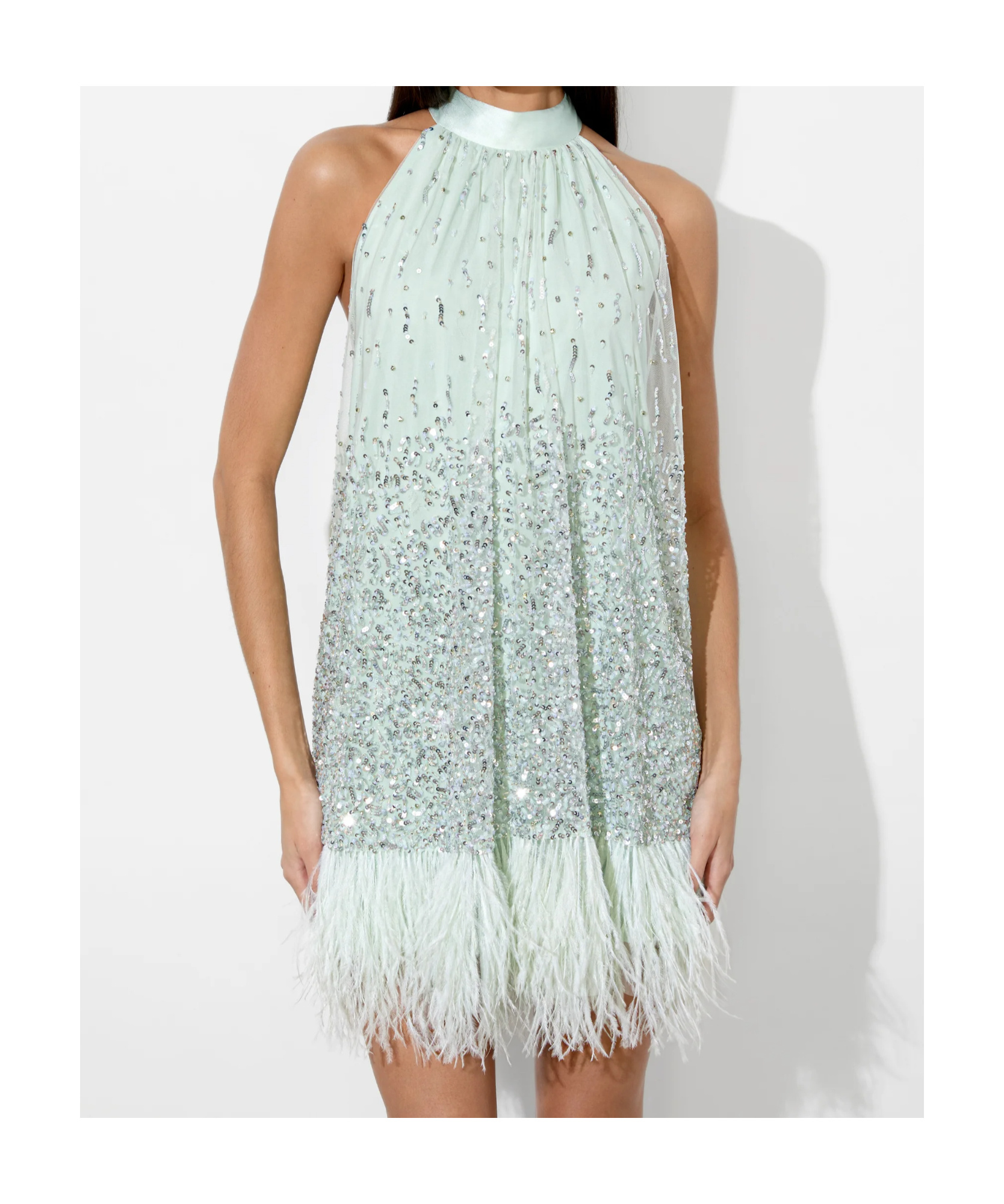 Alice And Olivia Embellished Erna Mini Dress