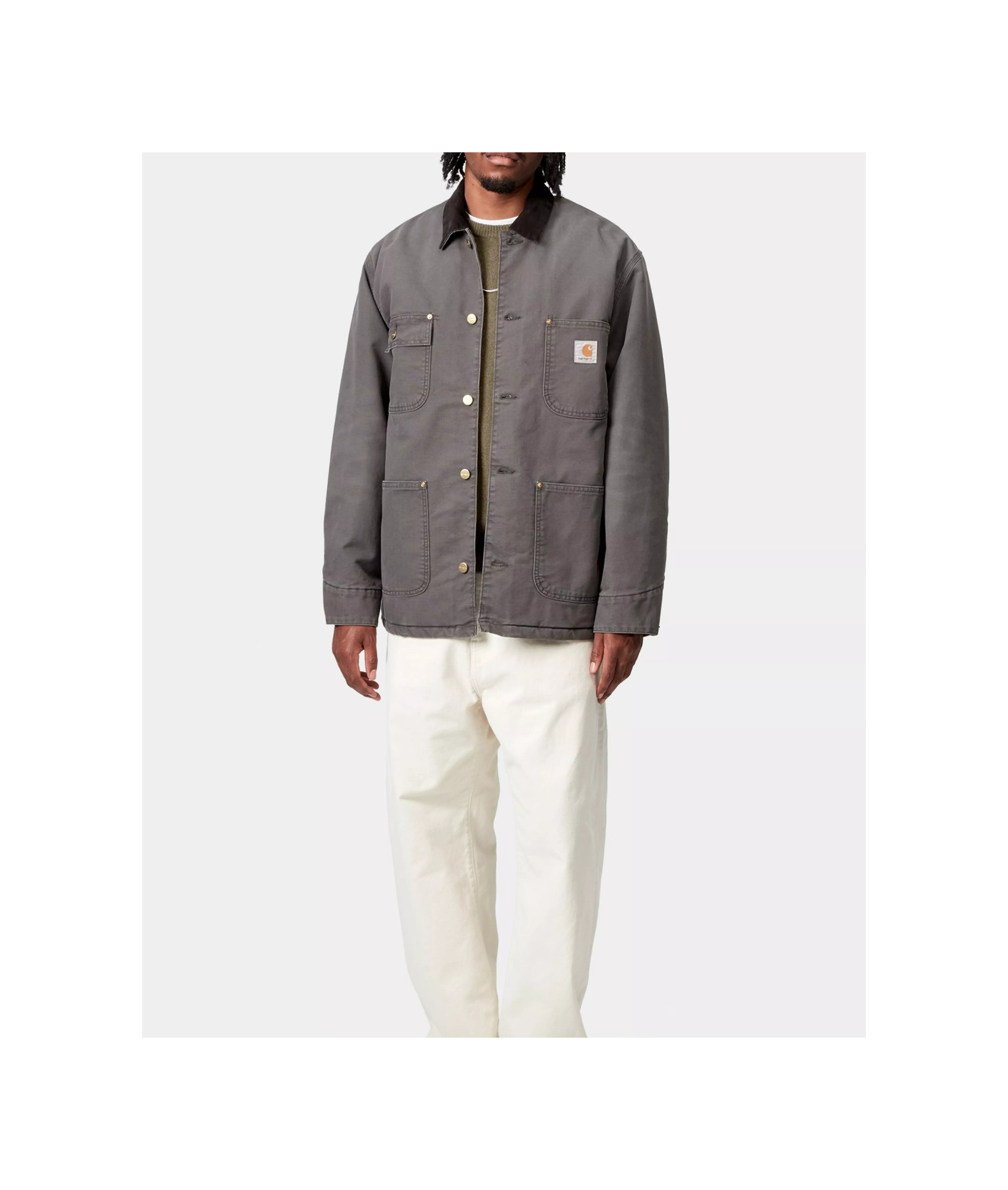 Carhartt Og Chore Coat In Gray