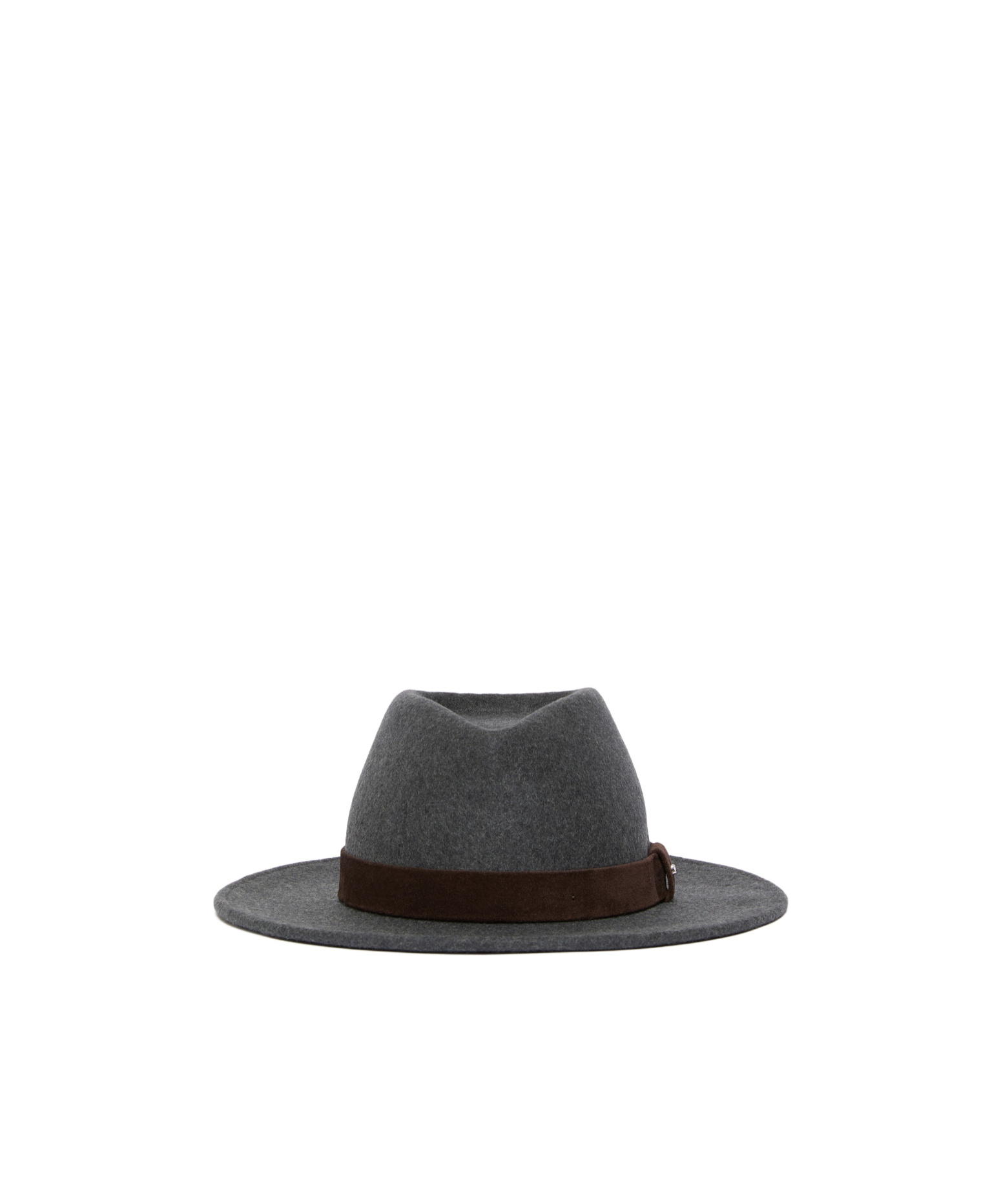 Weekend Max Mara Wool Felt Fedora - Medium Grey In Gray