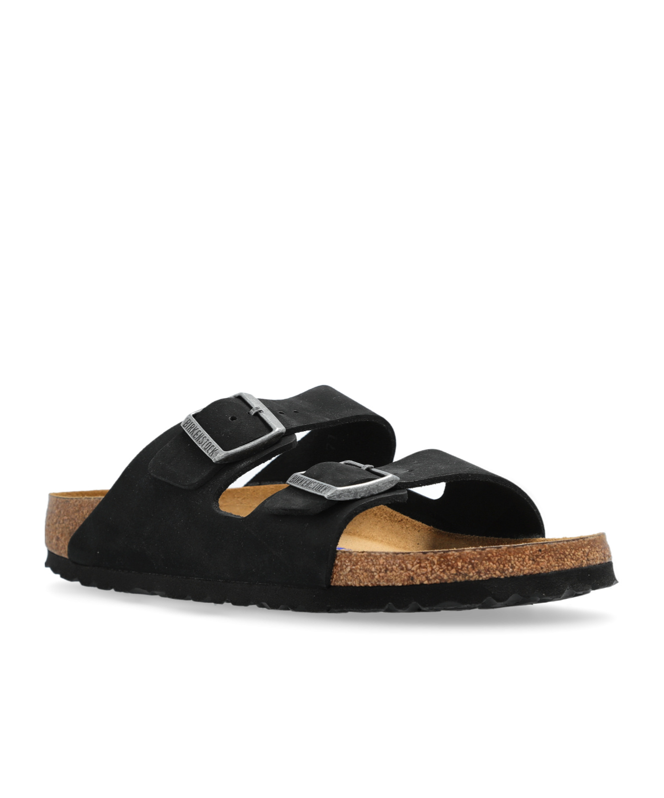 Birkenstock Open-toed Slippers In Black
