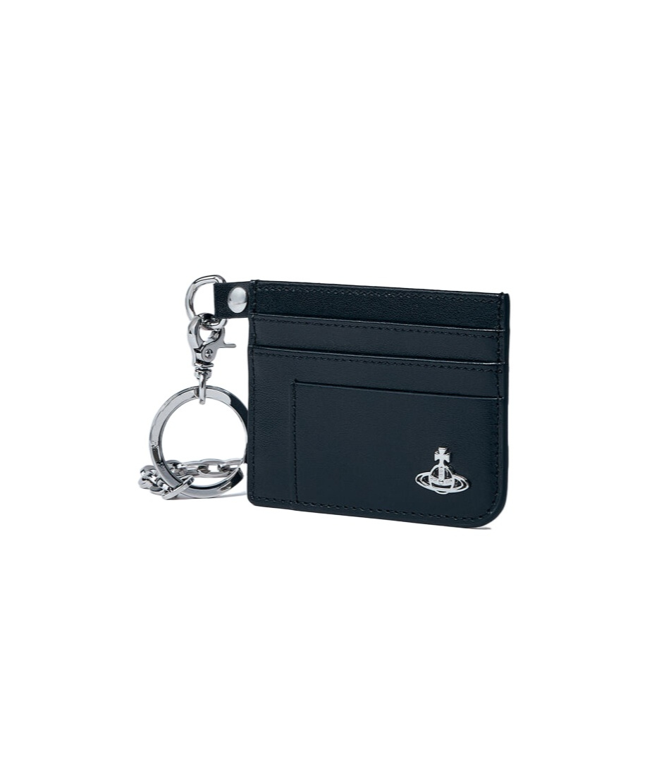 VIVIENNE WESTWOOD CHAIN-EMBELLISHED CARDHOLDER