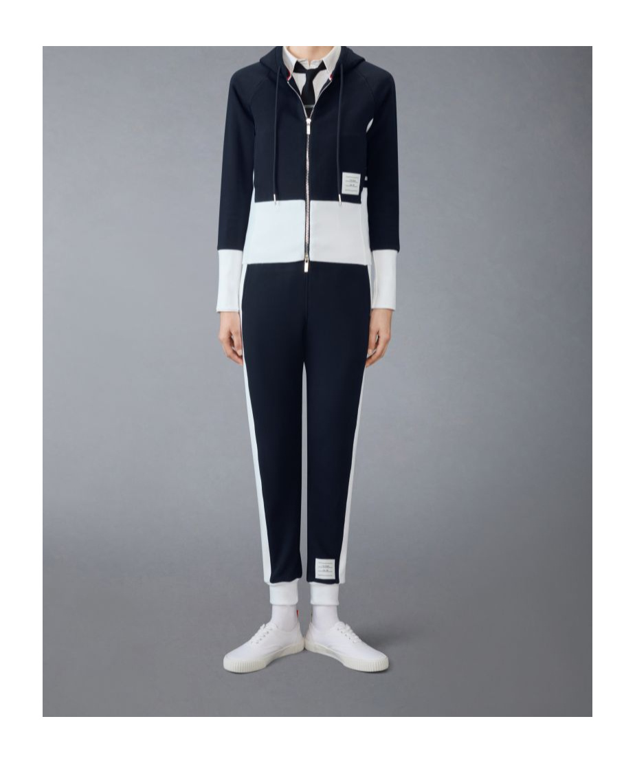 Thom Browne 4 Bar-stripe Track Pants In Blue