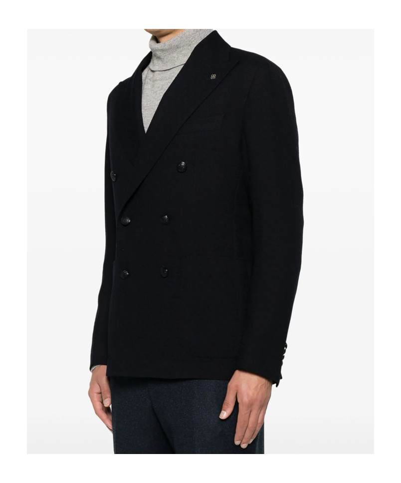 Shop Tagliatore Double Breasted Blazer