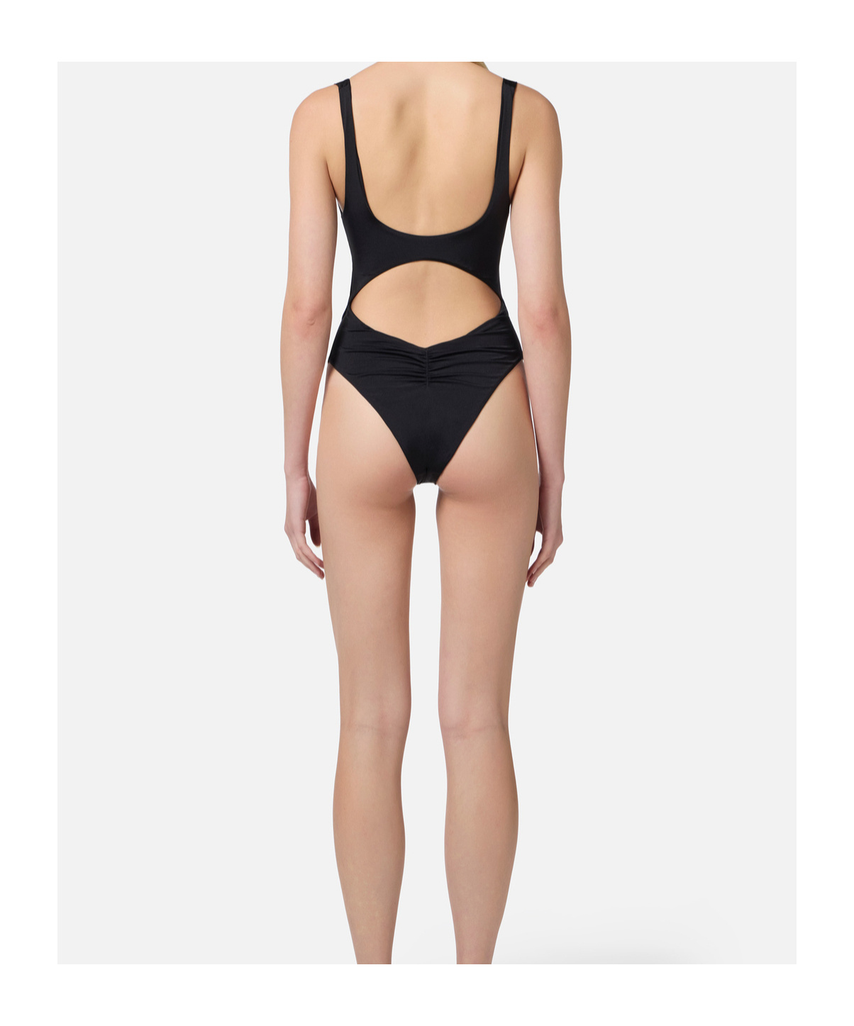 ELISABETTA FRANCHI KNOT-DETAIL SWIMSUIT