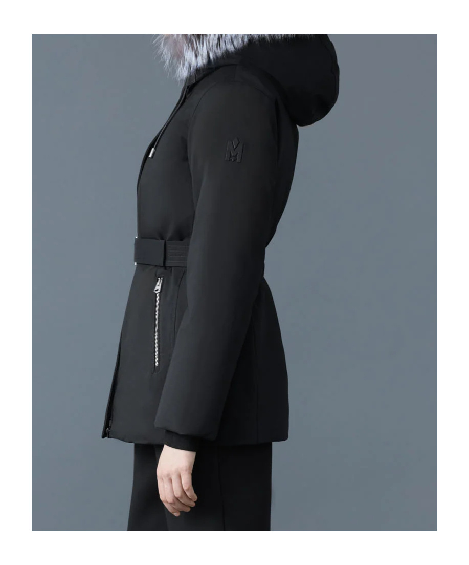 Mackage Long-sleeved Down Jacket In Blue