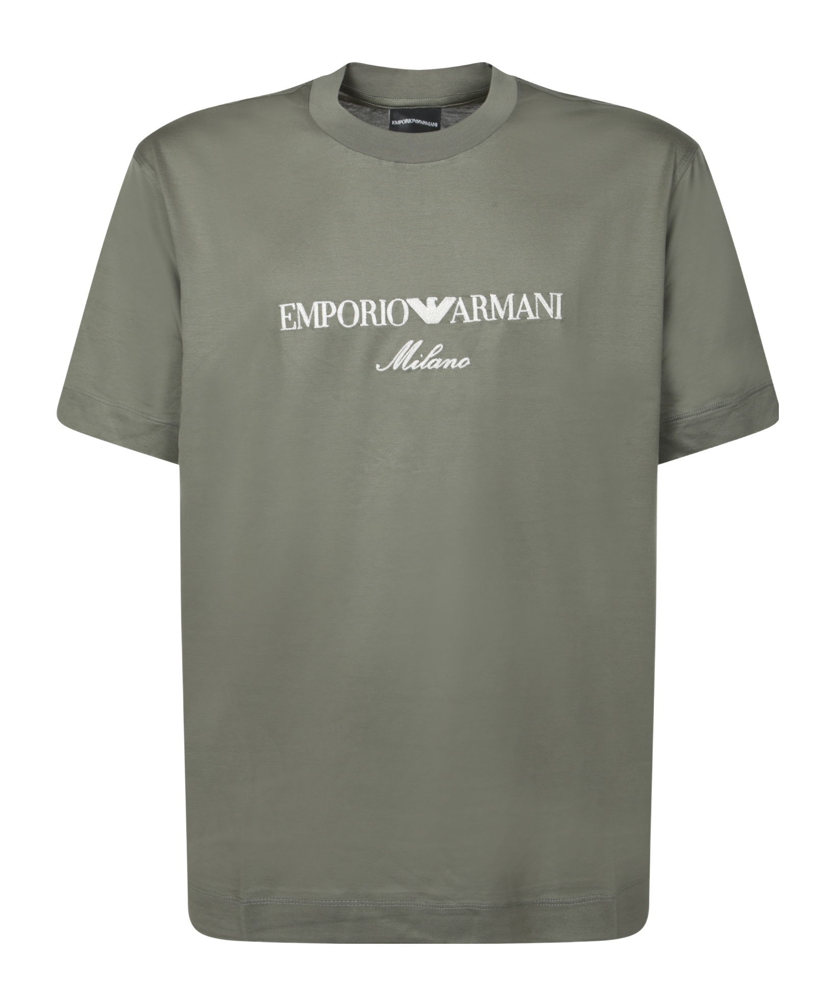 Emporio Armani Short-sleeved T-shirt In Gray