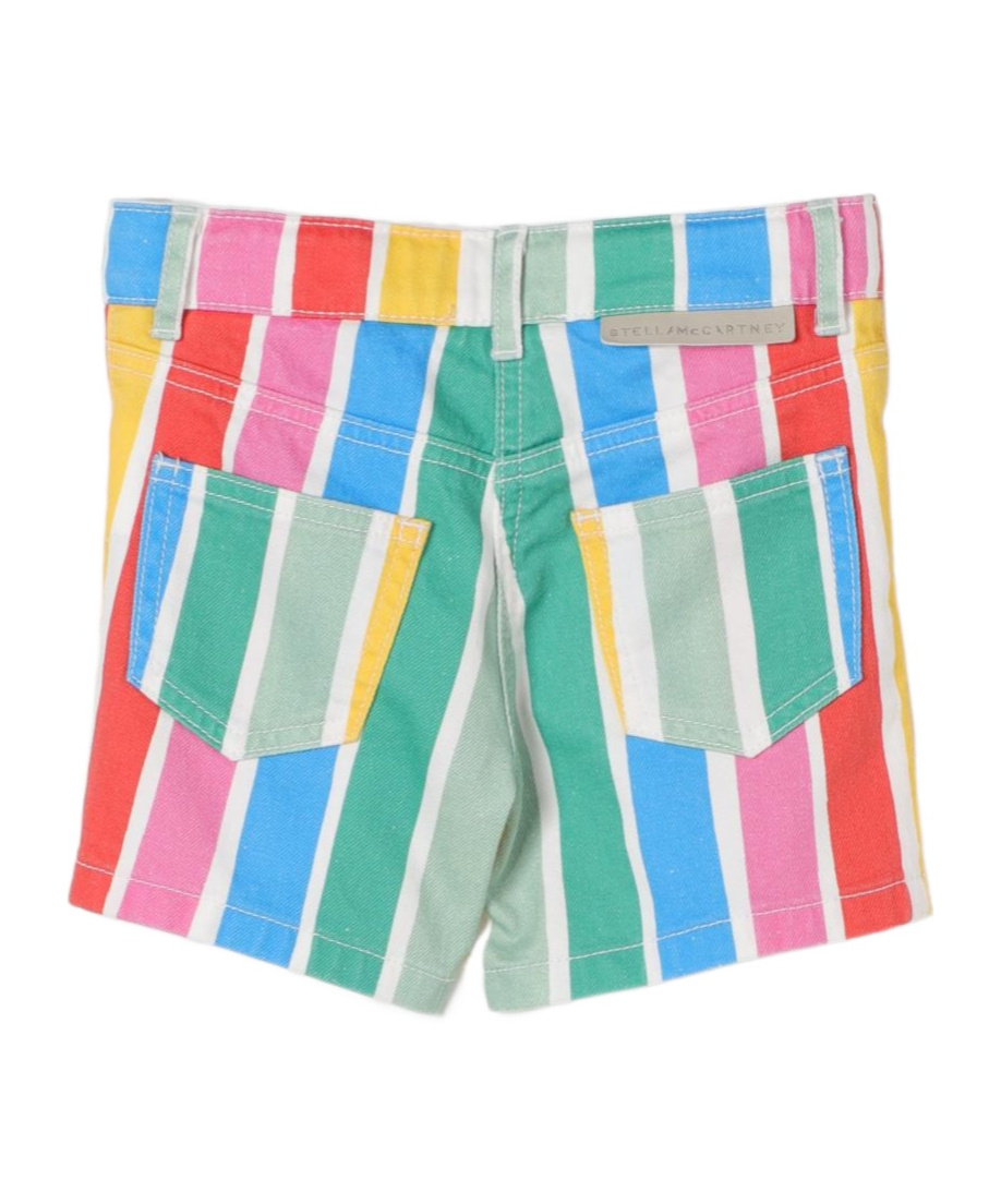 Stella Mccartney Striped Shorts In Multicolor