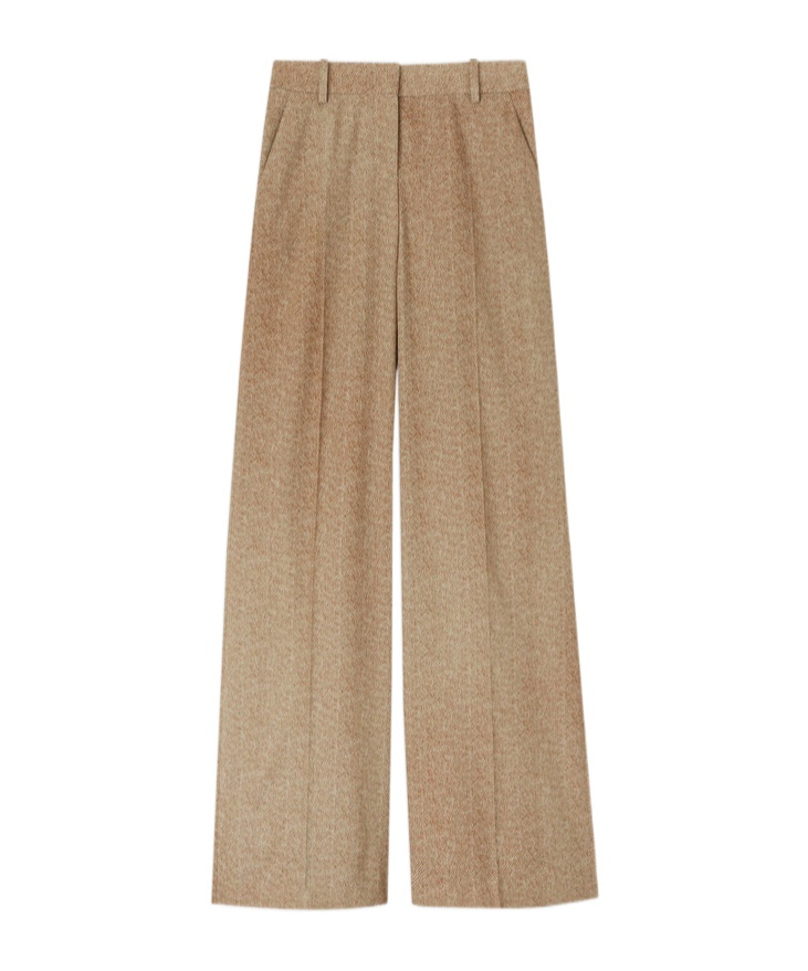 Ermanno Scervino Belt Loops Slacks In Brown