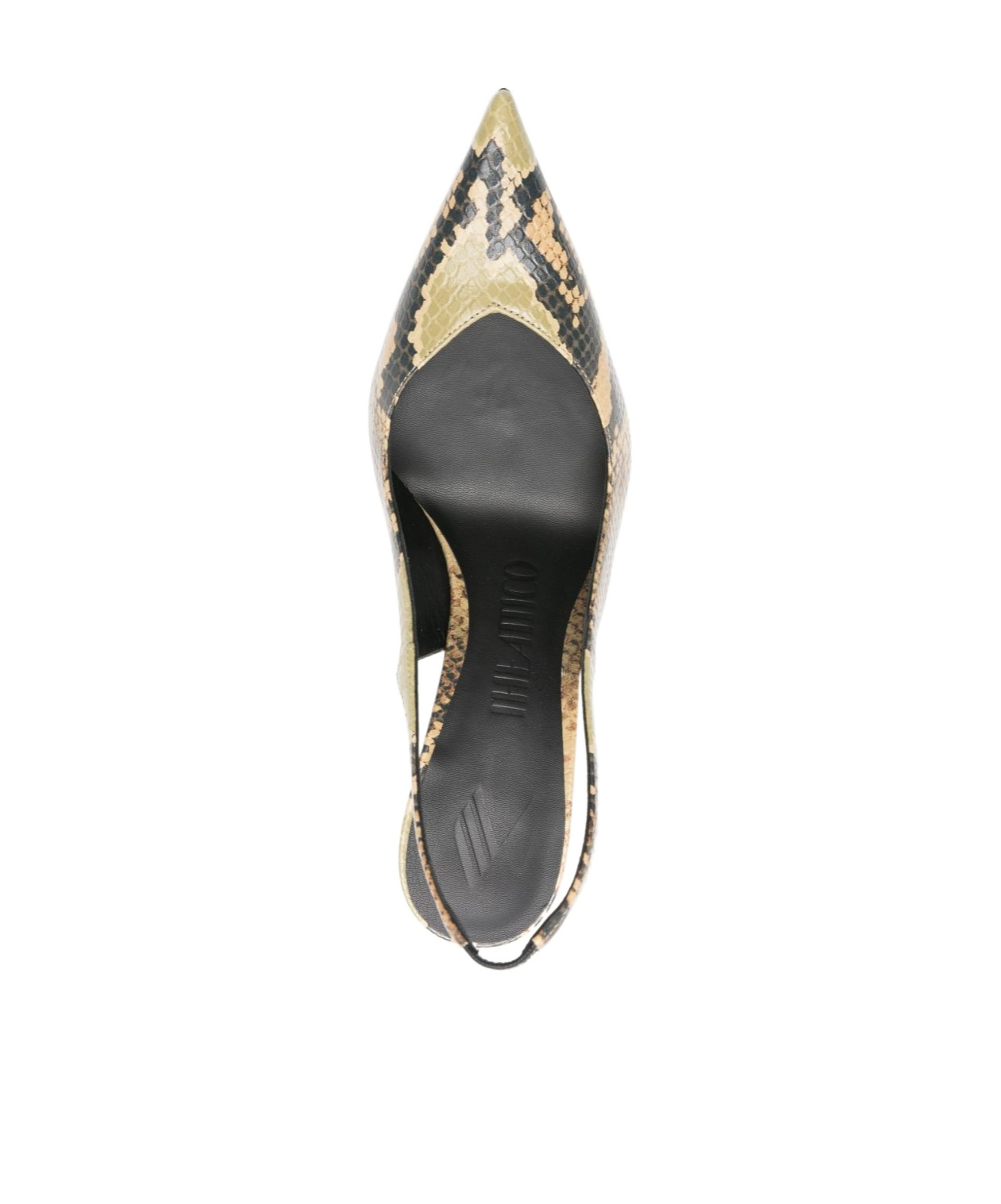 Attico Printed High-heeled Sandals In Animal Print