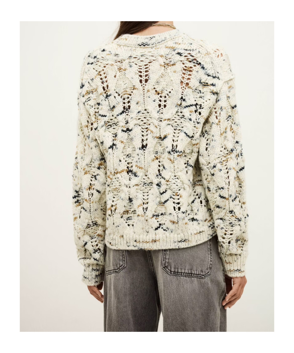 Bash Ribbed Crewneck Sweater In Multi