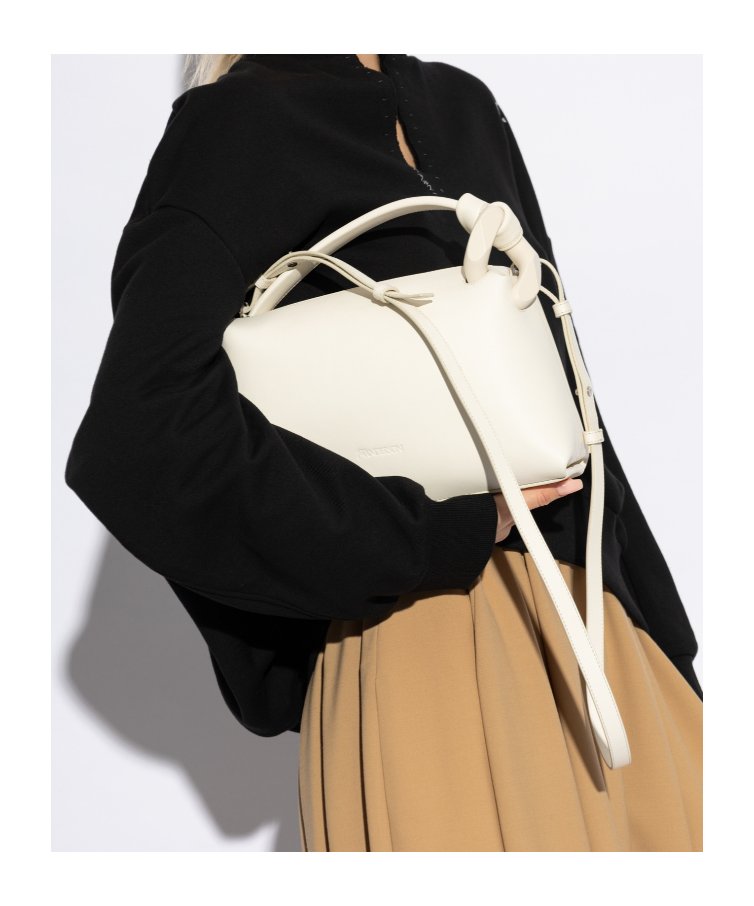 Jw Anderson The Jwa Corner Bag In White