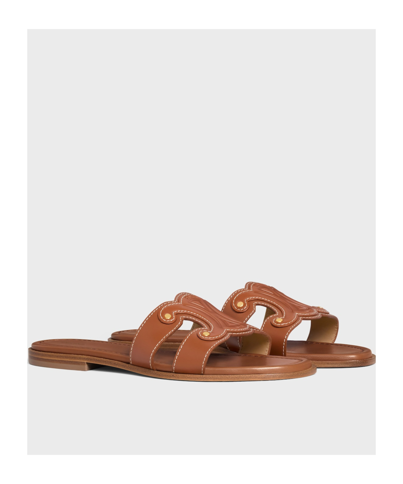Celine Marina Mule In Calfskin