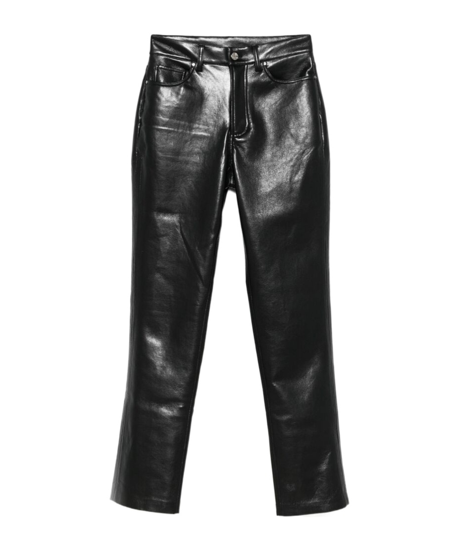 Shop Anine Bing Bruno Trousers In Black