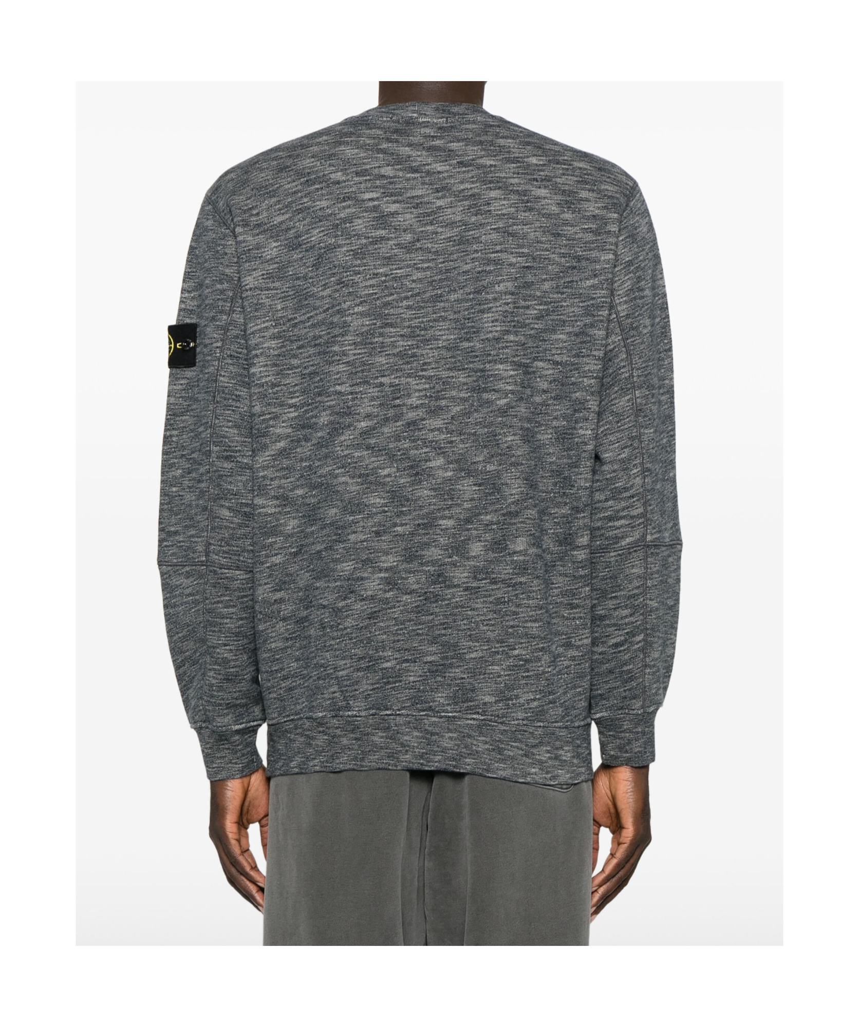 Stone Island Long-sleeved Sweater In Gray