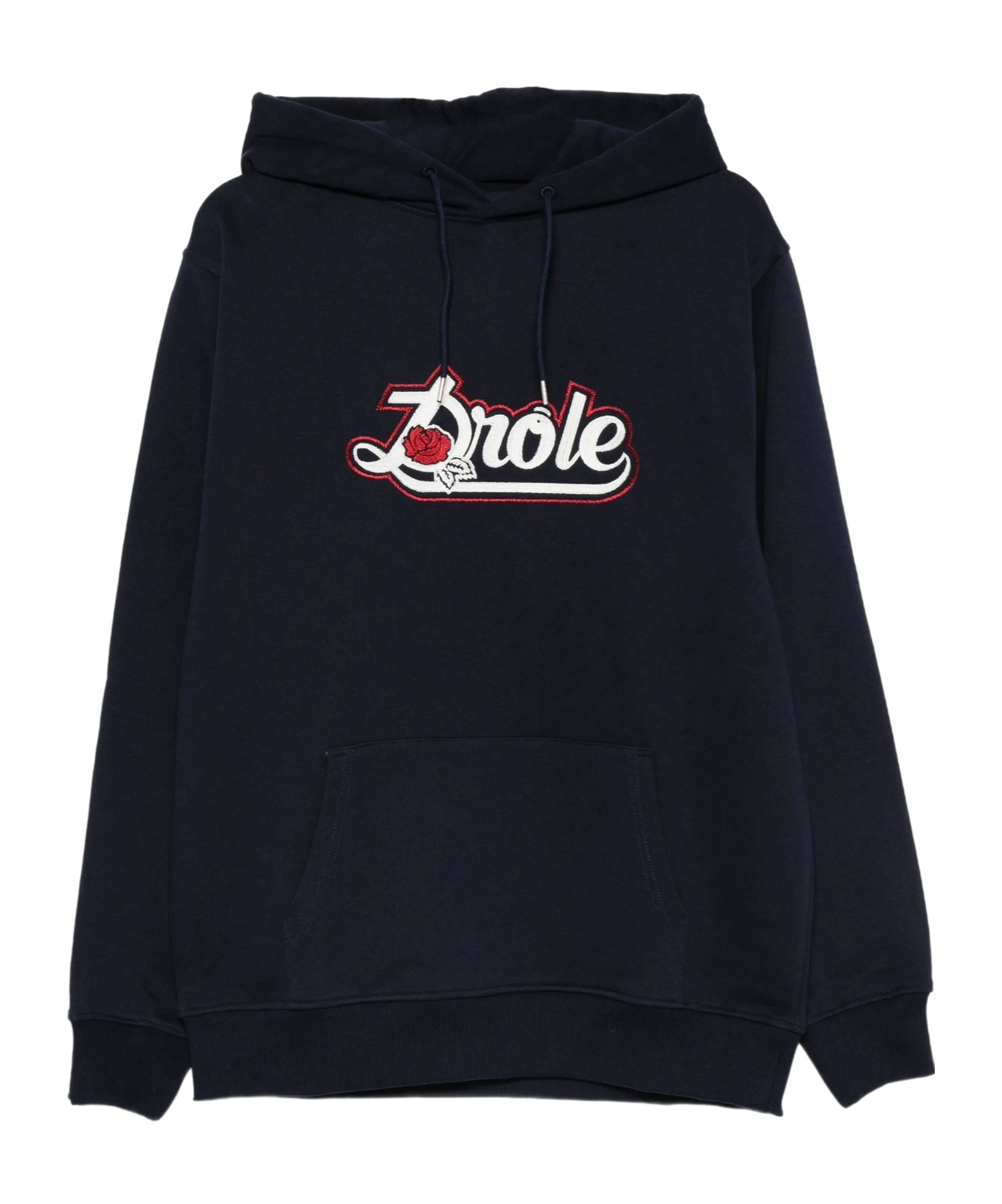 Drôle De Monsieur Rose Logo Hoodie In Black