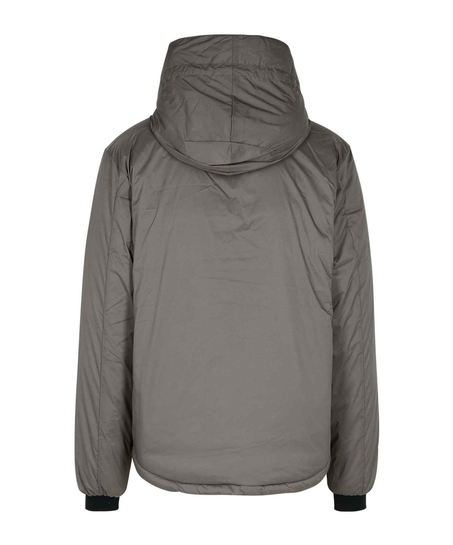 Canada Goose Black Label Lodge Hoody Packable Down Jacket In Gray