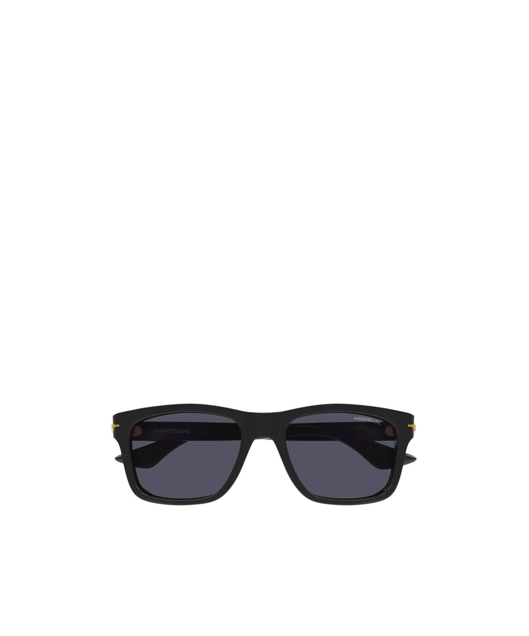 Montblanc Square-frame Tinted Sunglasses In Black