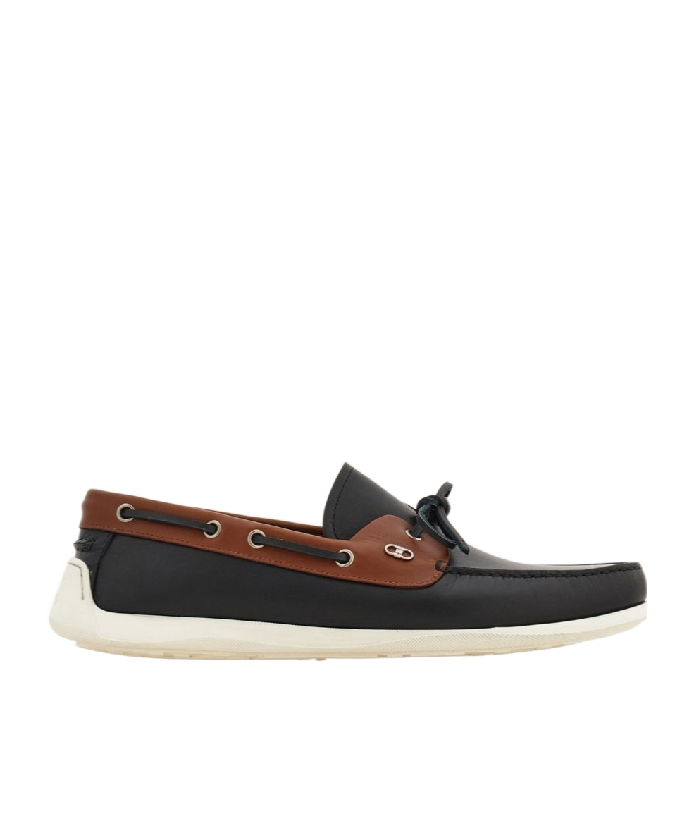Ferragamo Mocasin Lazo Marron In Black