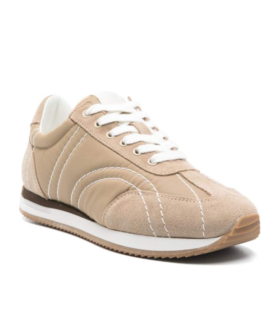 Totême Toteme Nylon Low-top Sneakers In Nude