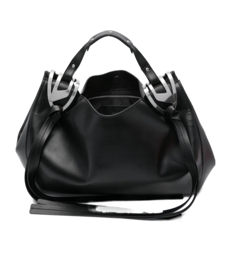 Diesel Knot-d Top-handle Bag In Black