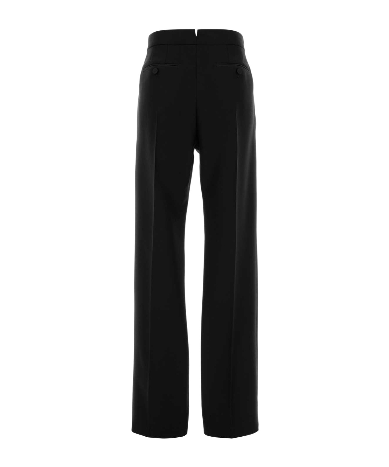 Tom Ford Pressed-creased Straight Leg Trousers In Black