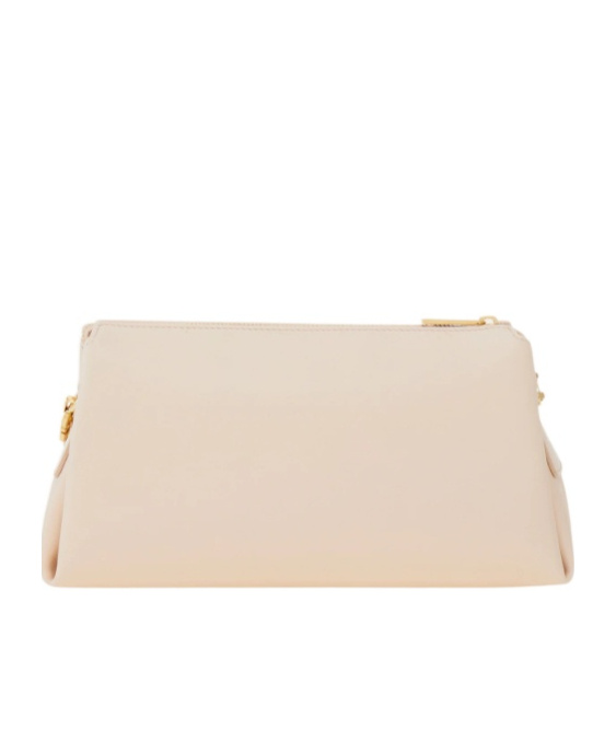 Ferragamo Embossed Logo Chain Strap Mini Bag In Pink