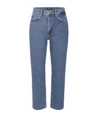 7 For All Mankind Straight-leg Jeans In Blue