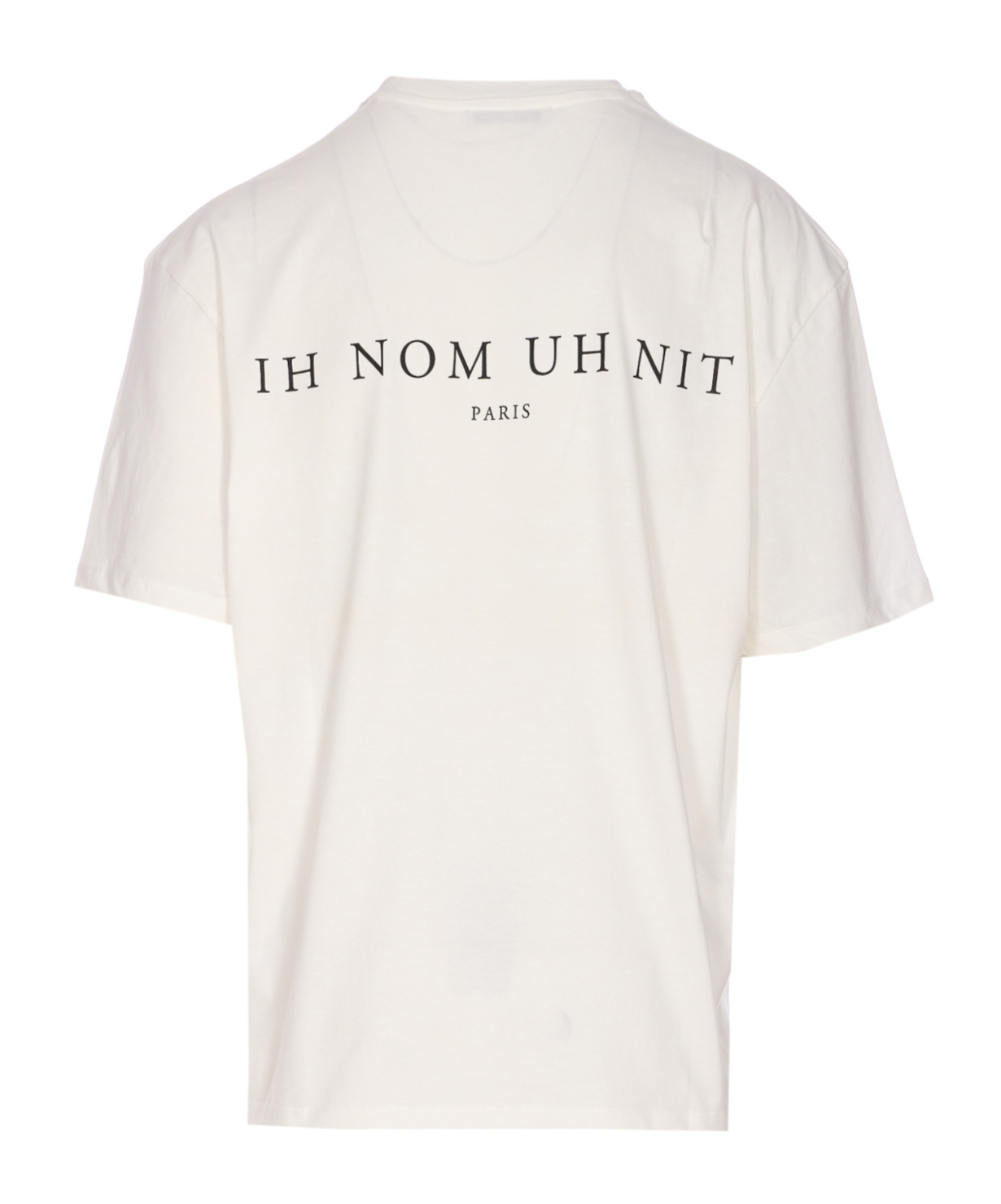 Ih Nom Uh Nit Graphic Printed Crewneck T-shirt In White