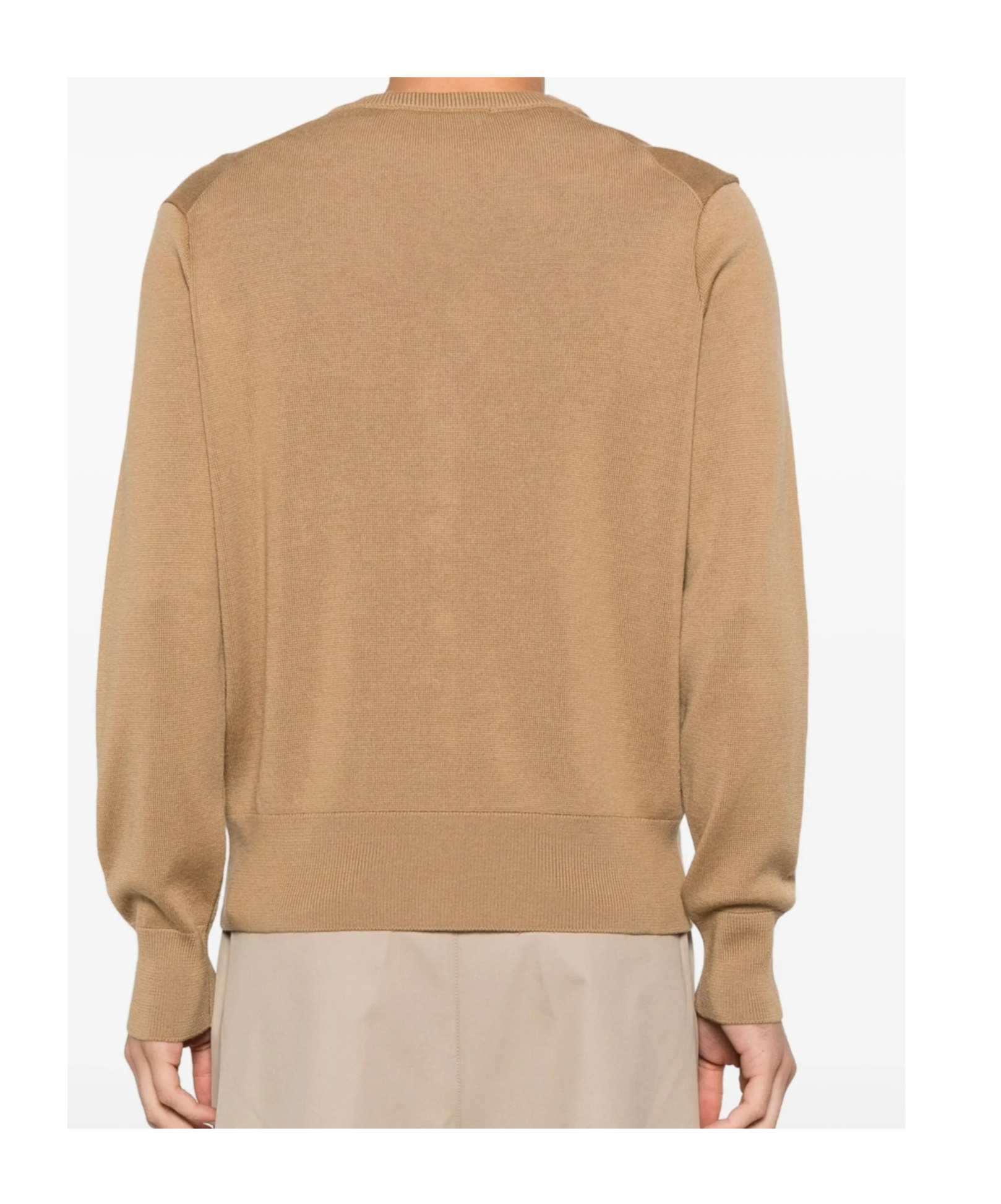 Ami Alexandre Mattiussi Embroidered Button-fastening Cardigan In Brown