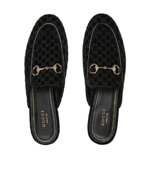 Gucci Princetown Muller Shoes In Black