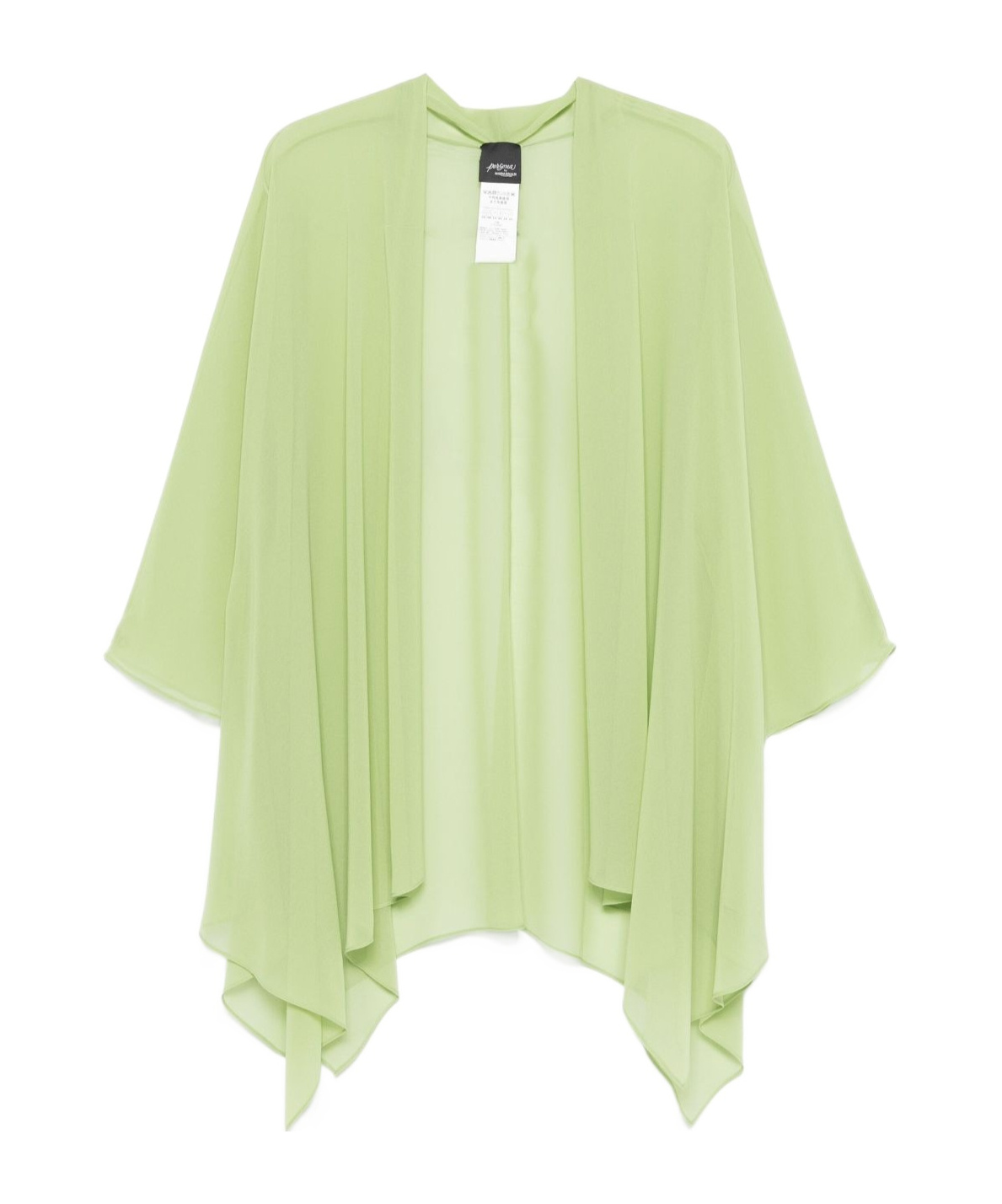 Shop Marina Rinaldi Mid-sleeve Cardigan In Green