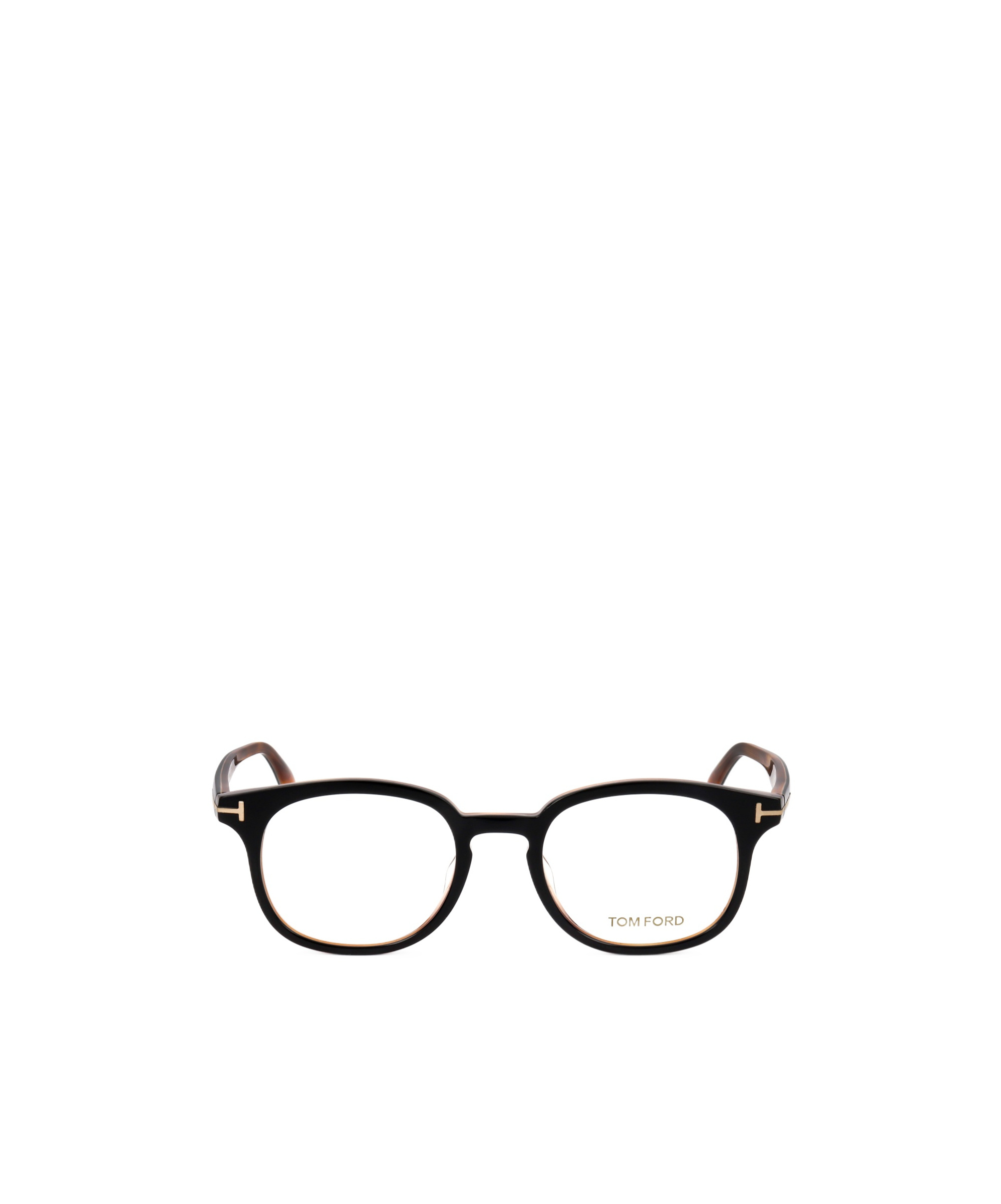Tom Ford Geometric Frame Plain Mirror In Black