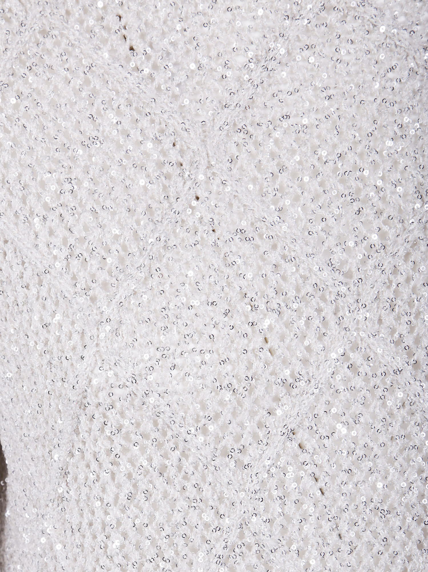 D Exterior D.exterior Rhombus Sequins Boatneck Sweater In Gray