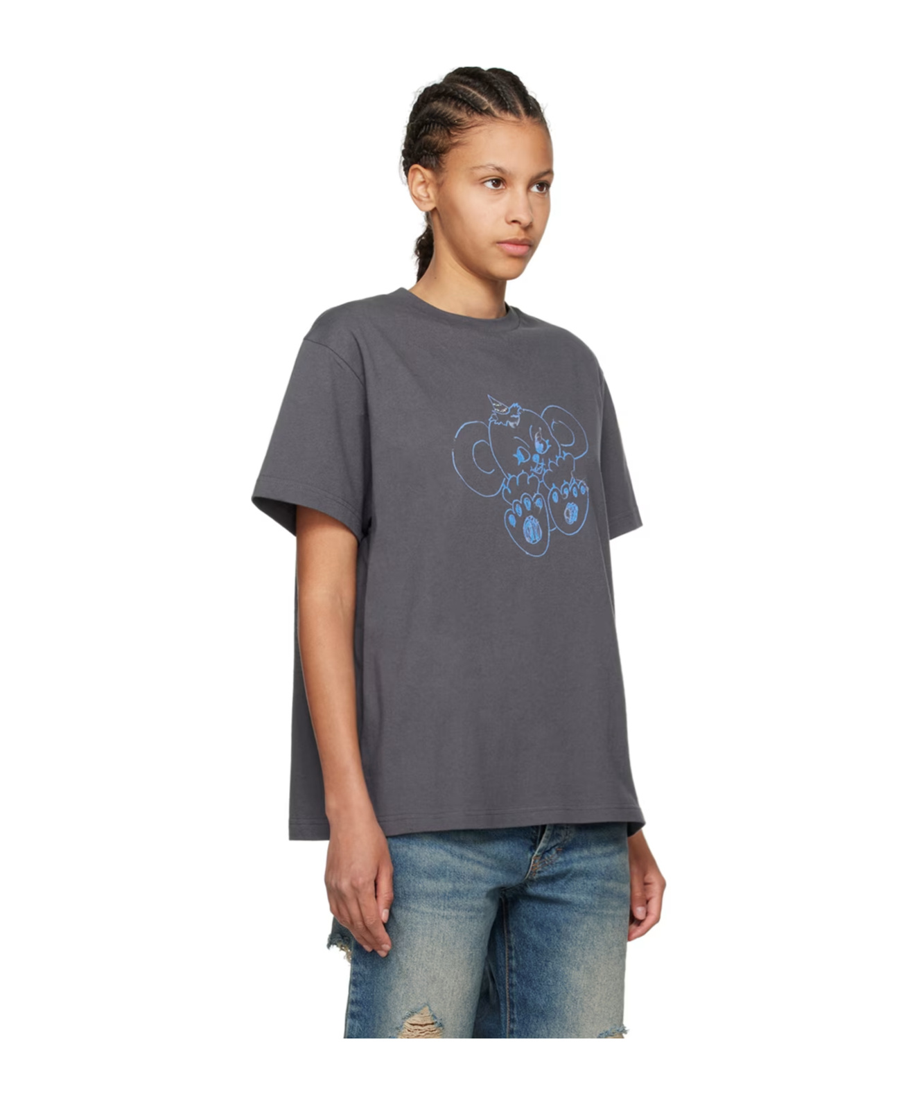 We11 Done Graphic-print Cotton T-shirt In Black