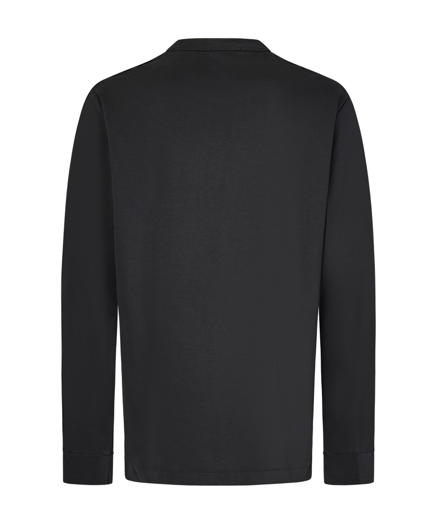 Shop James Perse Open-necked Black Shirt