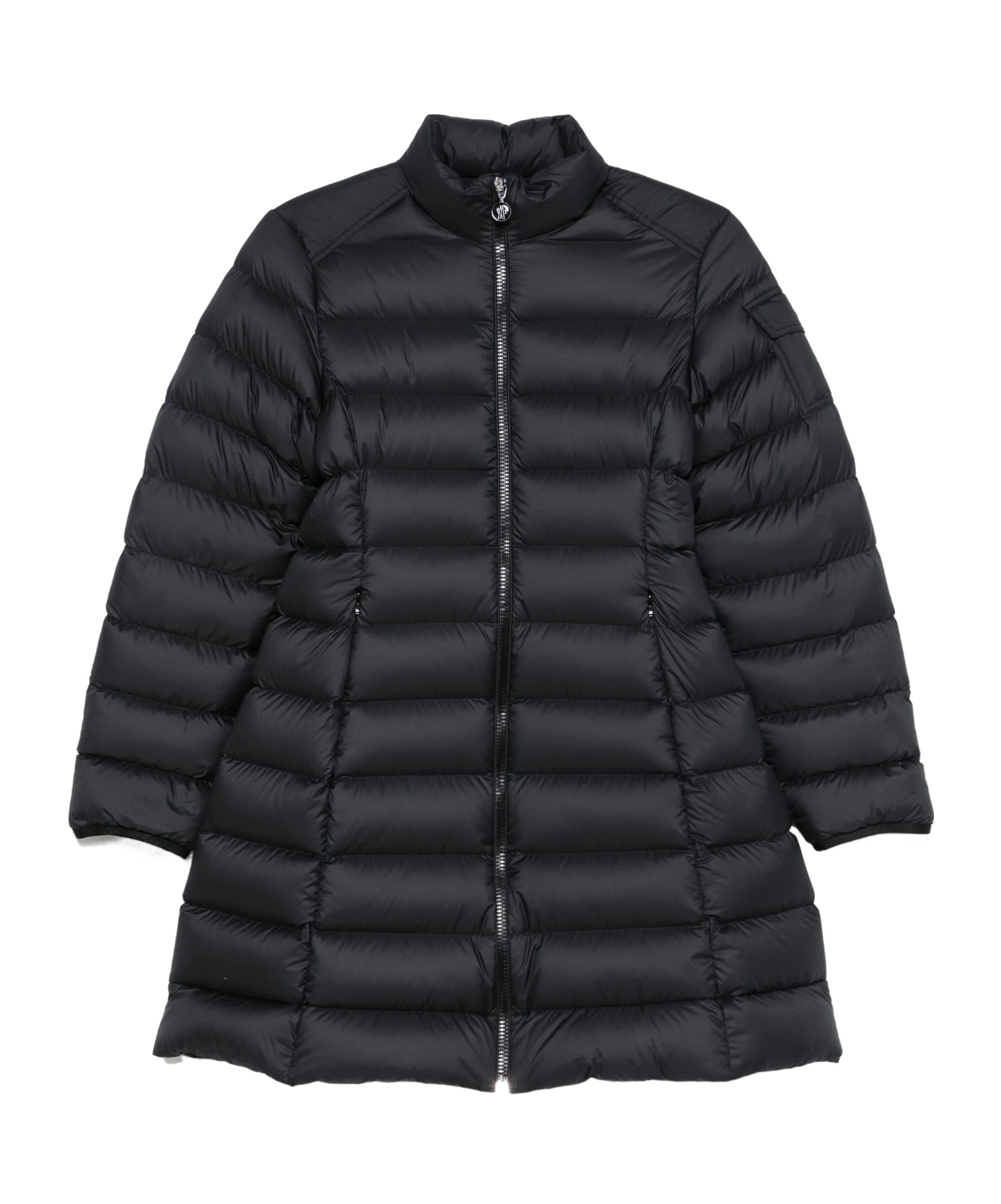 Moncler Igesse Long Down Jacket In Blue