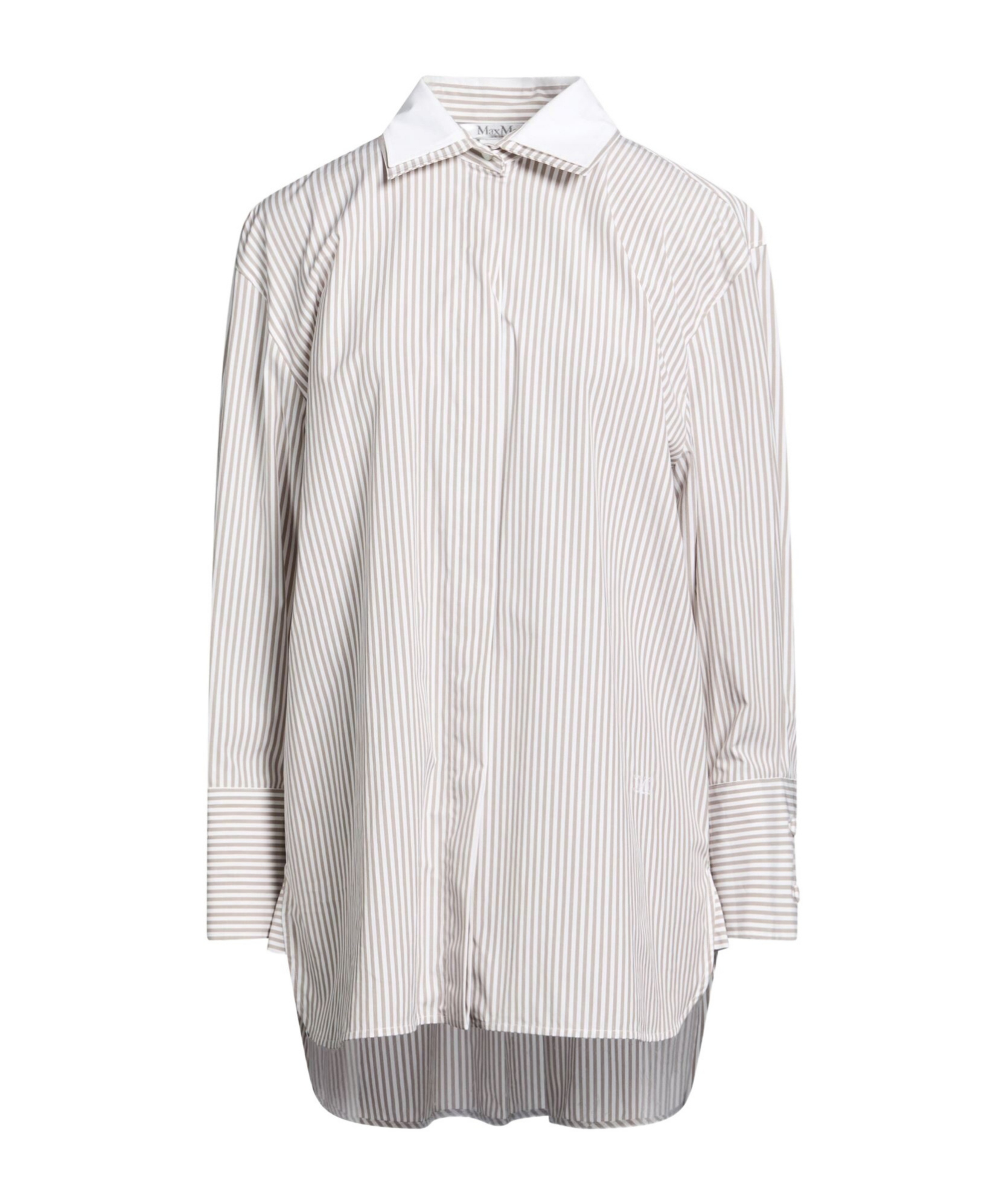 Max Mara Striped Shirts In Off White