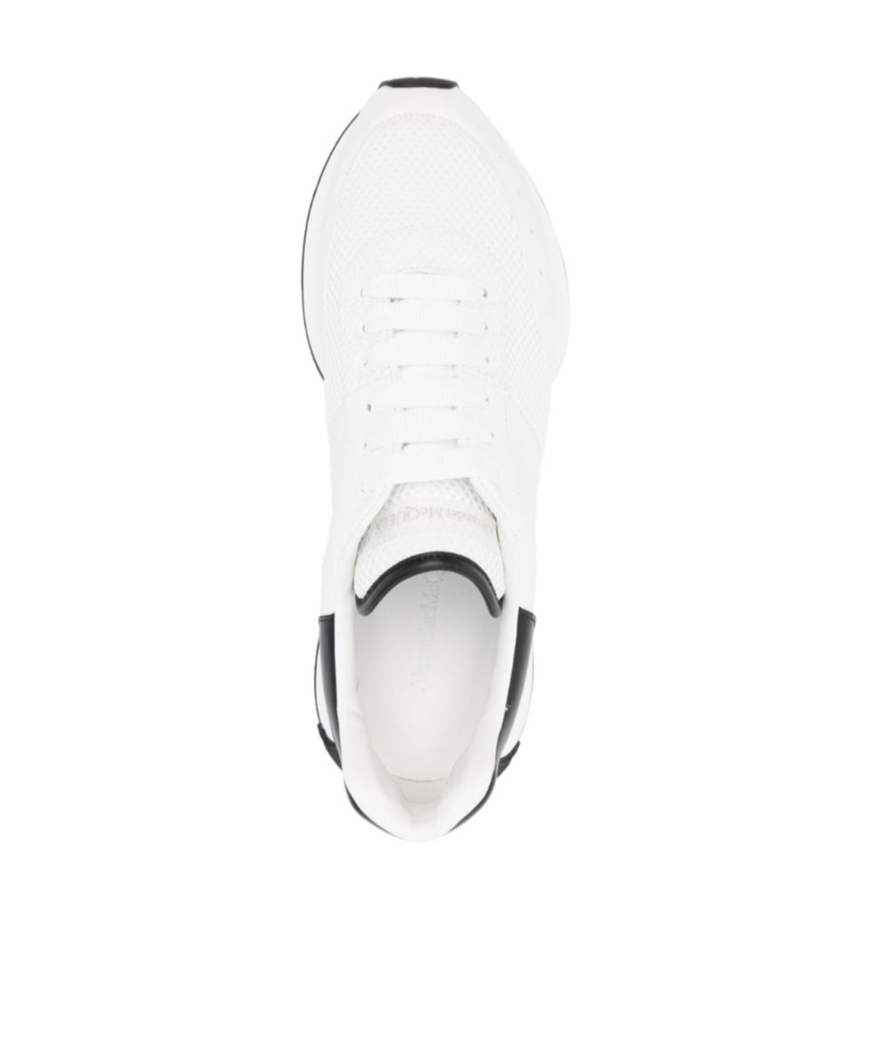 Alexander Mcqueen White Logo Sneakers In White