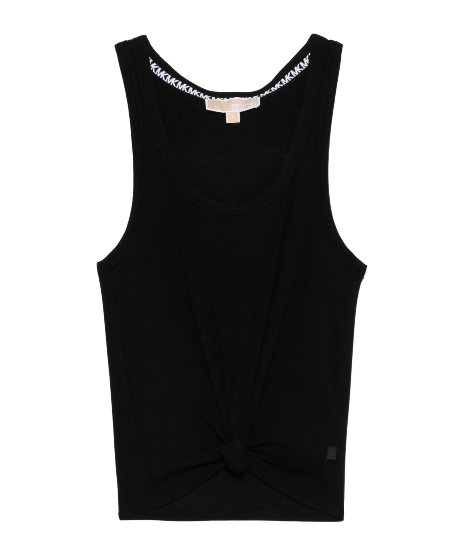 Michael Michael Kors Crew Neck Vest In Black