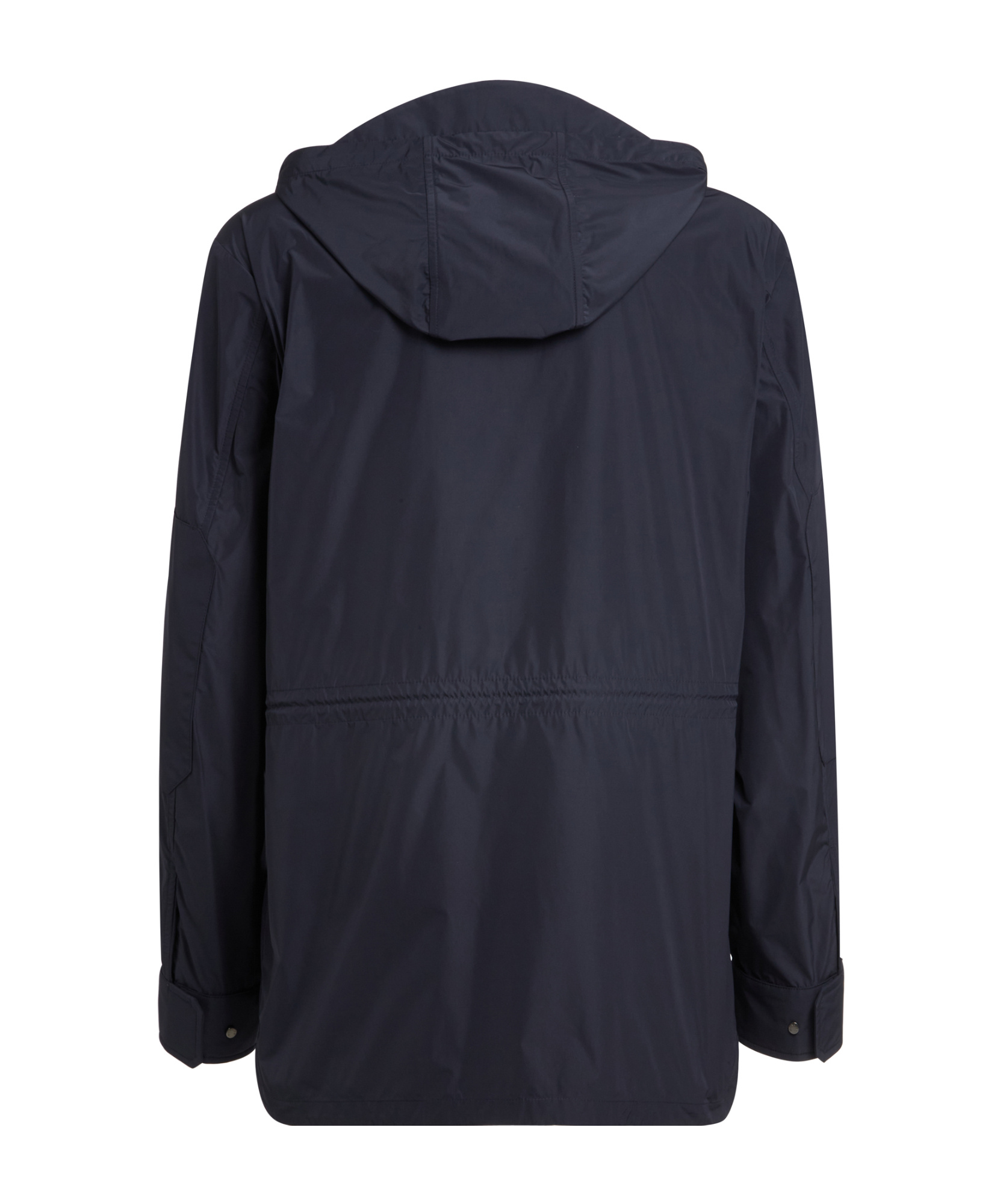 Moncler Water-repellent Hooded Jacket In Blue
