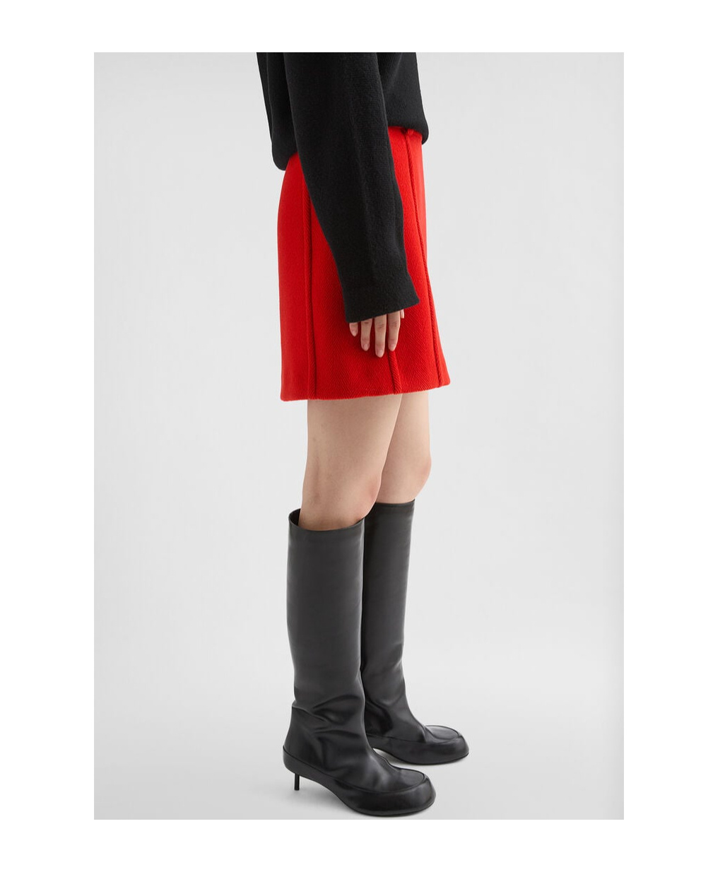 Jil Sander Wool Miniskirt
