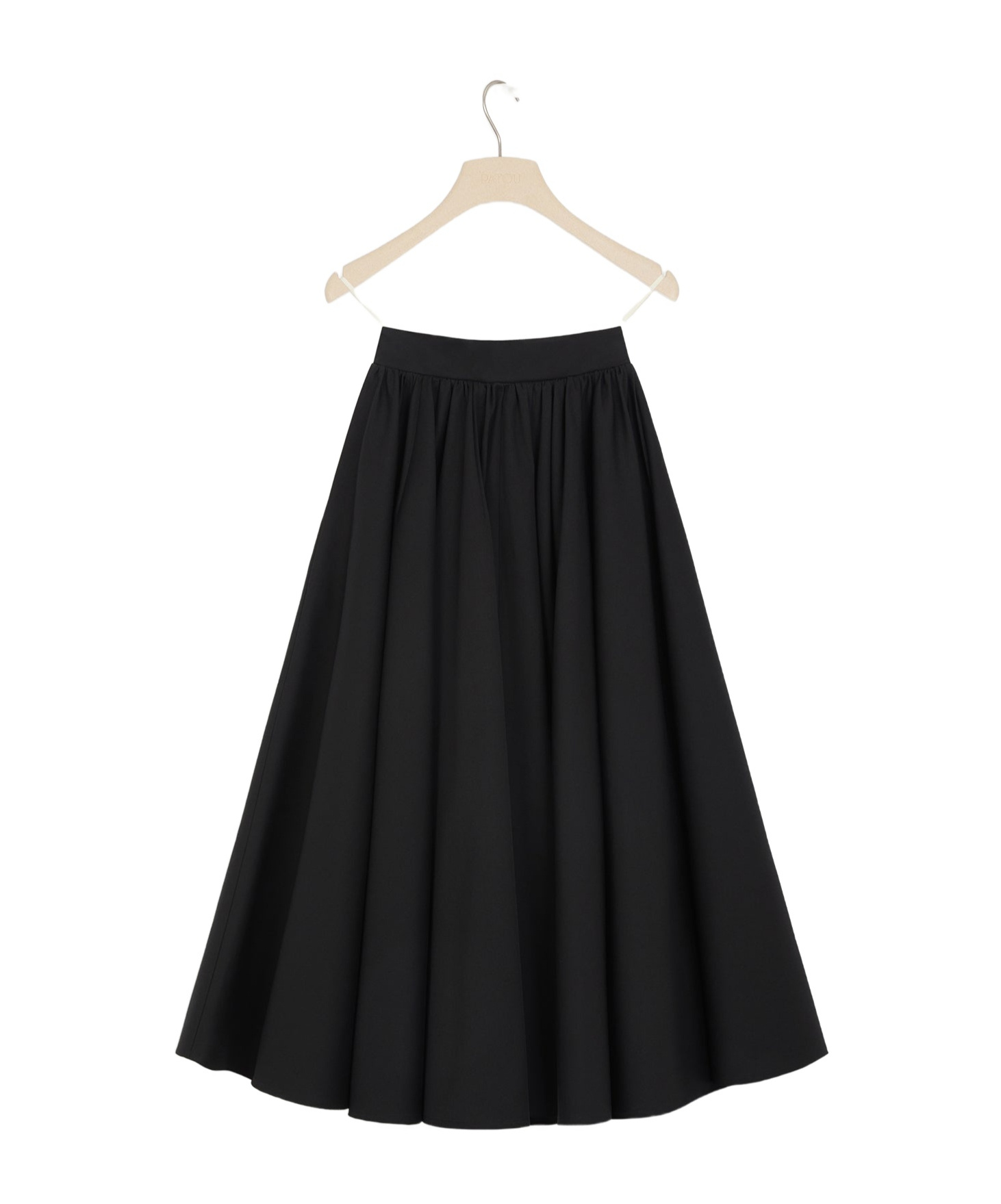 Shop Patou A-line Midi Skirt In Black