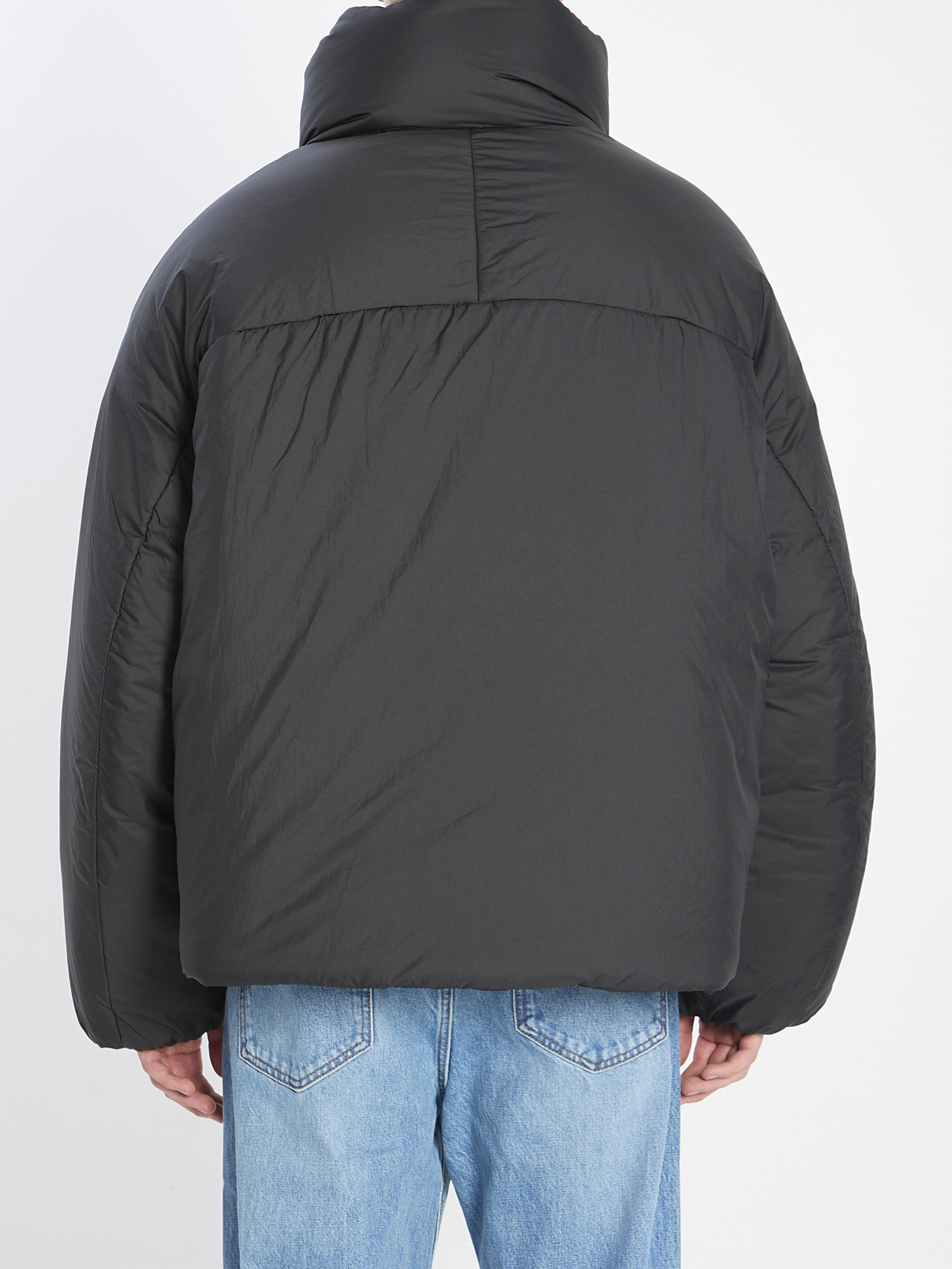 Jacquemus La Doudoune Puffer Jacket In Gray