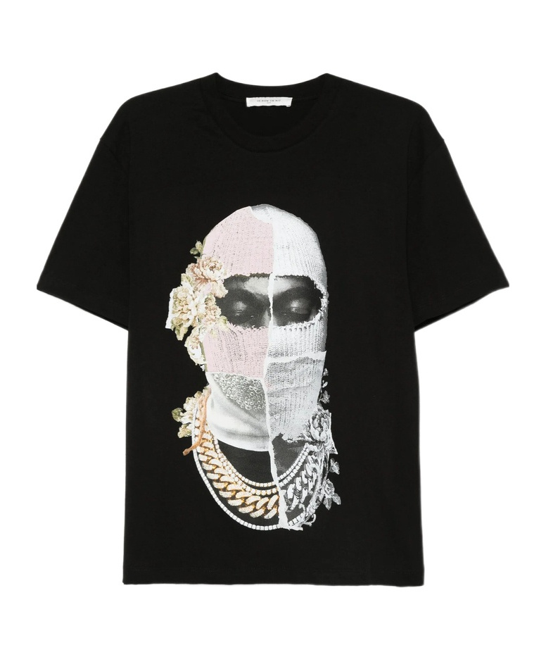Ih Nom Uh Nit Graphic Printed Crewneck T-shirt In Black