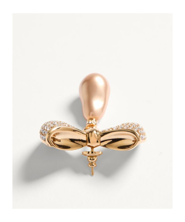 Valentino Sans Fin Earrings In Gold