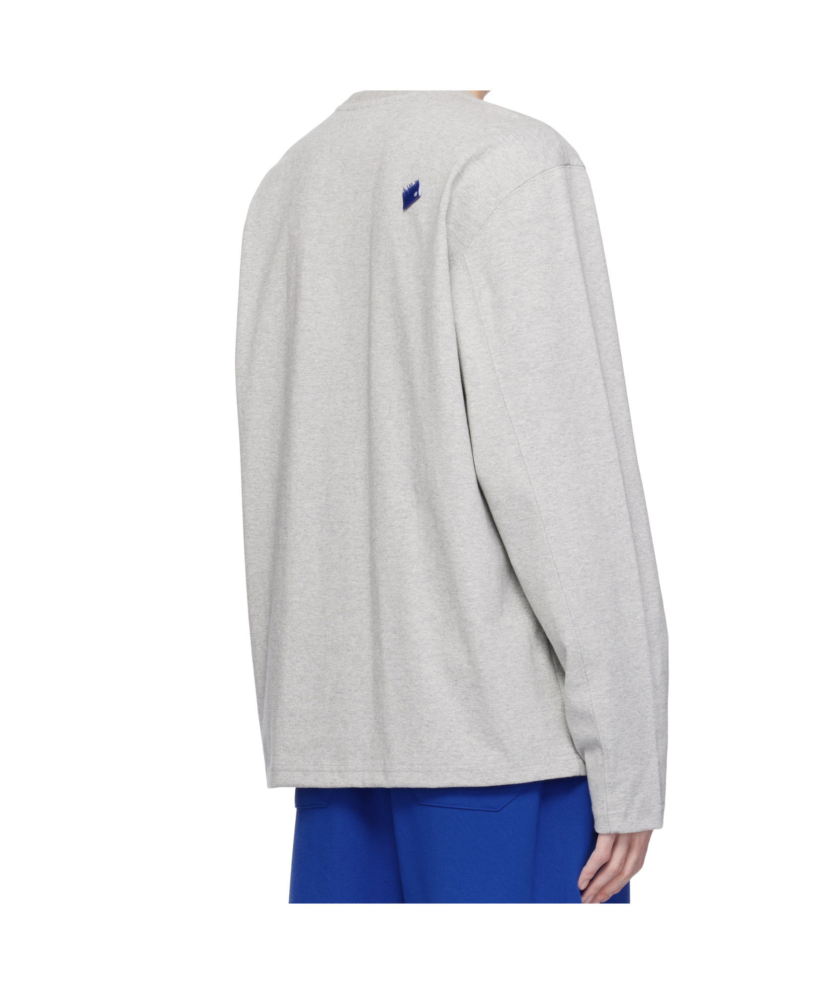 Ader Error Trs Tag Long-sleeved T-shirt In Grey