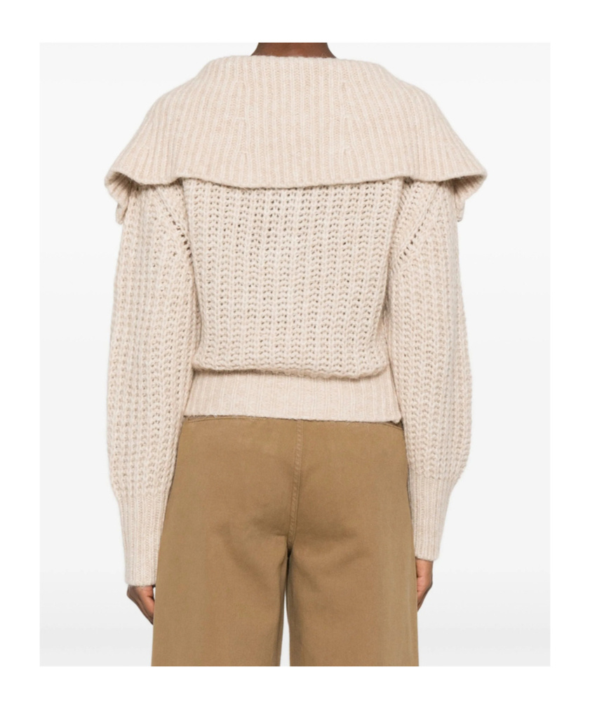 Iro Long-sleeved Sweater In Neutral