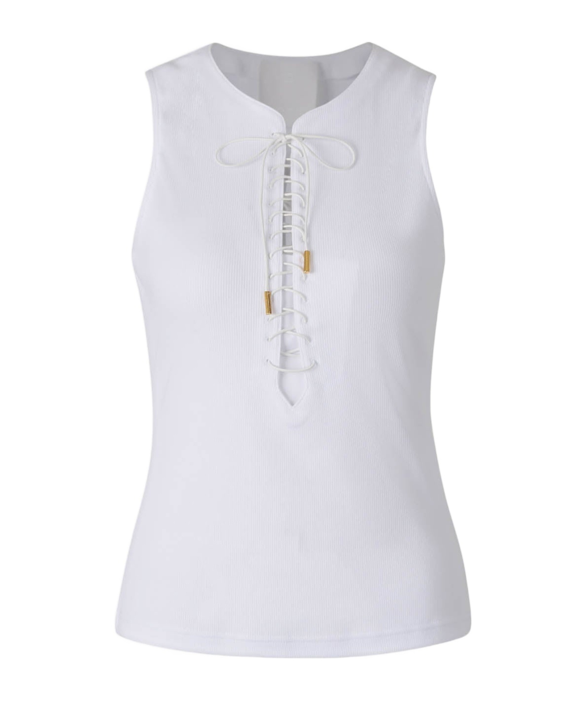 Givenchy Stretch Cotton Tank Top In White