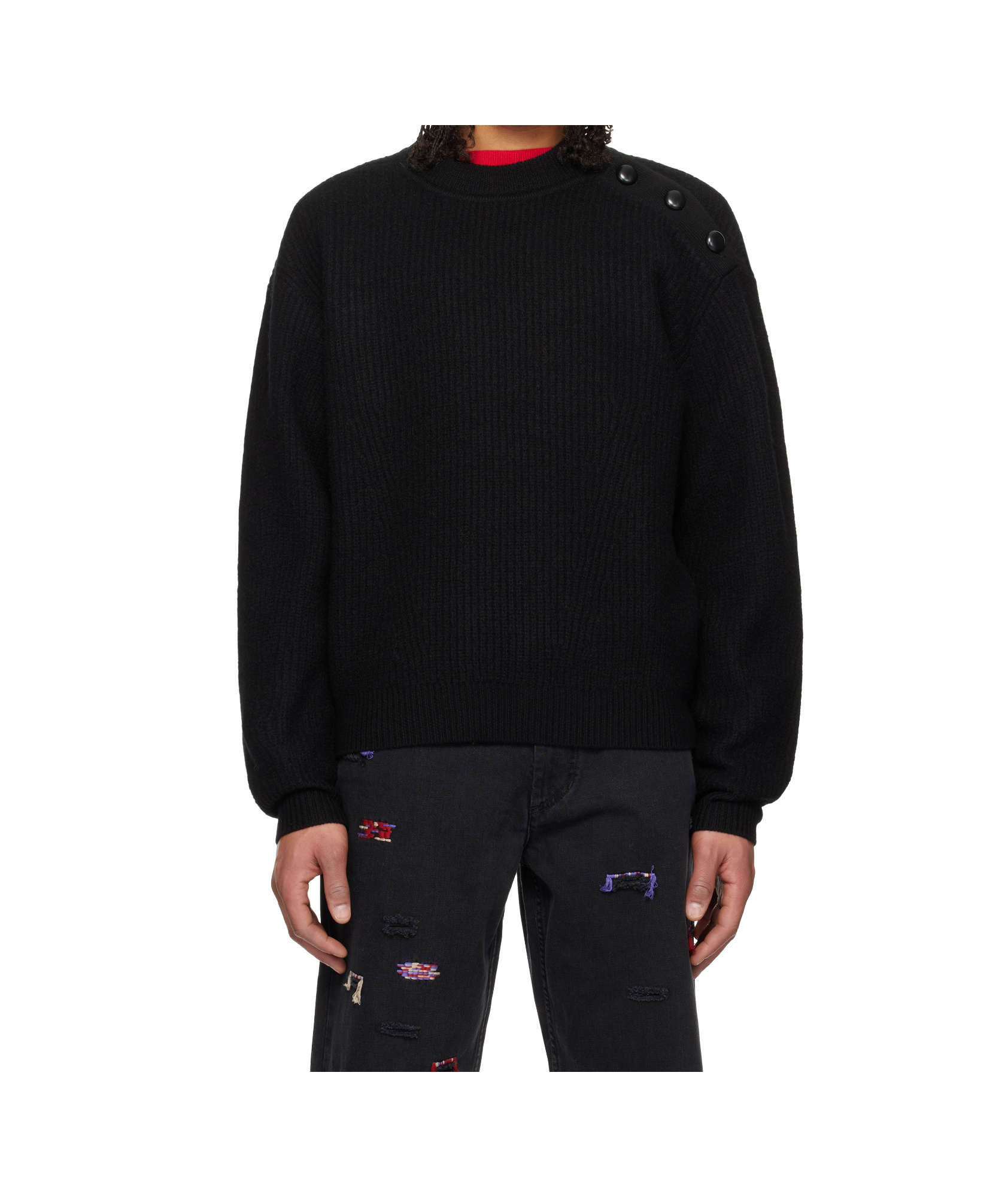 Isabel Marant Black Rudel Sweater In Black