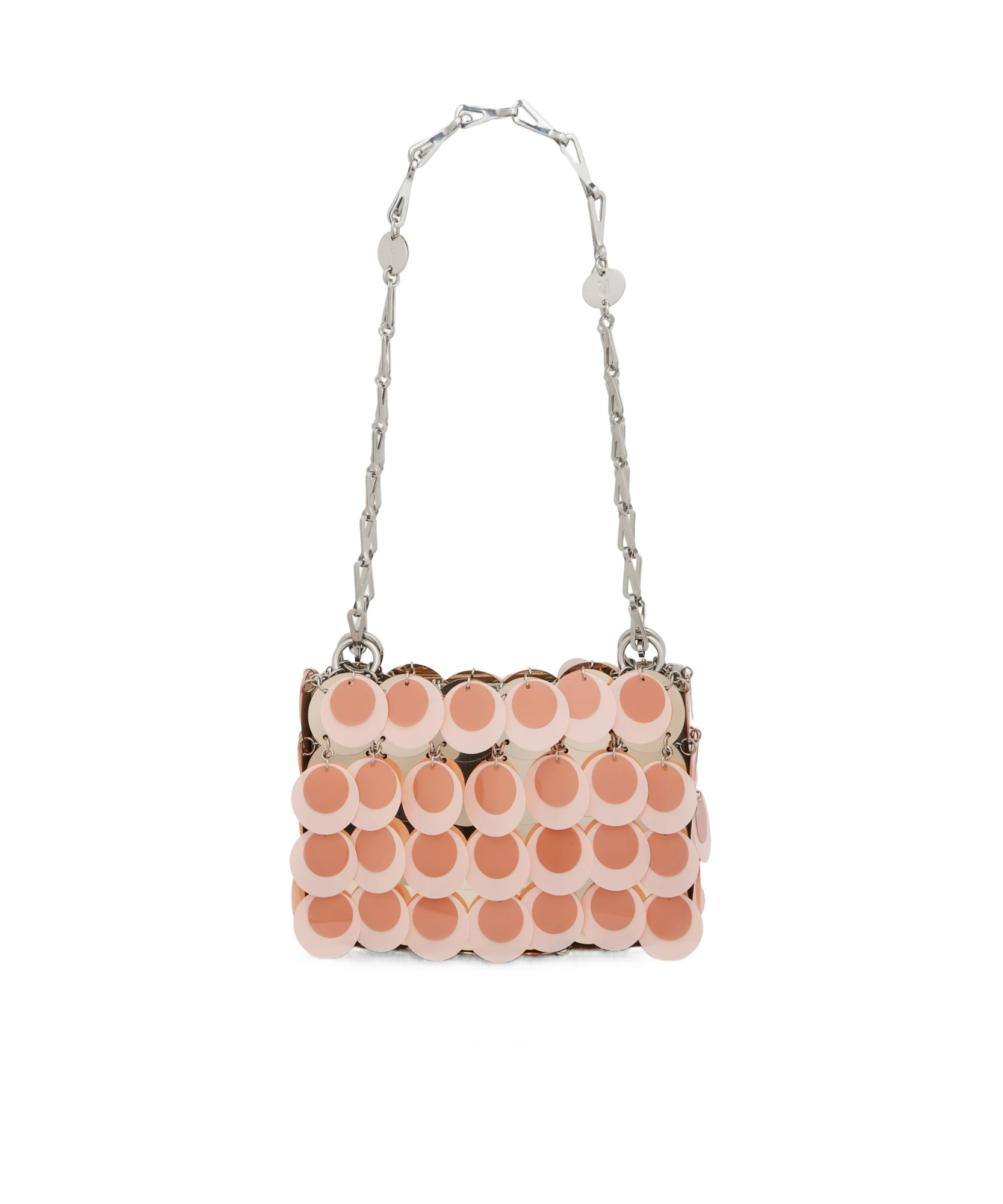 Rabanne Sparkle Nano Bag In Pink